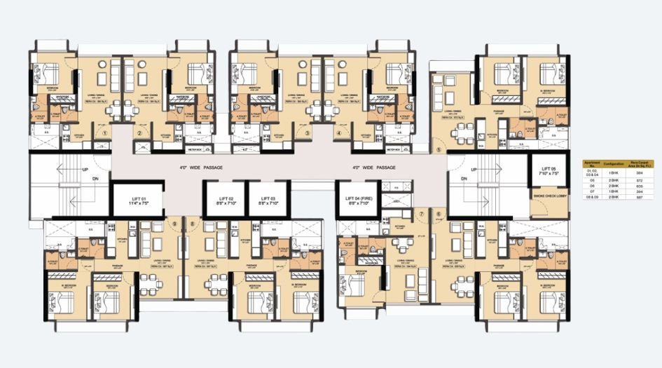 Dotom-sapphire-Typical-floor-plan